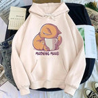 New Hoody Cat Cartoon Print Woman Sweatshirt With Hooded Loose Women's Hoodie Fashion Female Clothes Fleece Hoodies Women Cute Fashion Sweatshirts Sweatshirts Hoodie For Teen Girls Hoodies Stevvex