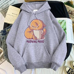 New Hoody Cat Cartoon Print Woman Sweatshirt With Hooded Loose Women's Hoodie Fashion Female Clothes Fleece Hoodies Women Cute Fashion Sweatshirts Sweatshirts Hoodie For Teen Girls Hoodies Stevvex