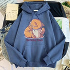 New Hoody Cat Cartoon Print Woman Sweatshirt With Hooded Loose Women's Hoodie Fashion Female Clothes Fleece Hoodies Women Cute Fashion Sweatshirts Sweatshirts Hoodie For Teen Girls Hoodies Stevvex