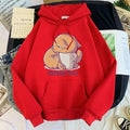New Hoody Cat Cartoon Print Woman Sweatshirt With Hooded Loose Women's Hoodie Fashion Female Clothes Fleece Hoodies Women Cute Fashion Sweatshirts Sweatshirts Hoodie For Teen Girls Hoodies Stevvex