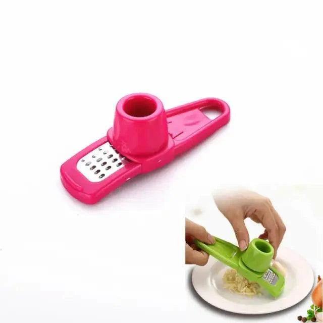 New Incredible 1Pcs Stainless Garlic Press Household Manual Garlic Press Device Kitchen Press Squeezer Ginger Garlic Tools Kitchen Accessories Stevvex