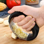 New Incredible 1Pcs Stainless Garlic Press Household Manual Garlic Press Device Kitchen Press Squeezer Ginger Garlic Tools Kitchen Accessories Stevvex