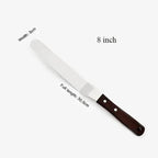 New Incredible 4/6/8/10 Inch Stainless Steel Cake Spatula Butter Cream Icing Frosting Knife Smoother Kitchen Pastry Cake Decoration Tools Stevvex