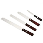 New Incredible 4/6/8/10 Inch Stainless Steel Cake Spatula Butter Cream Icing Frosting Knife Smoother Kitchen Pastry Cake Decoration Tools Stevvex