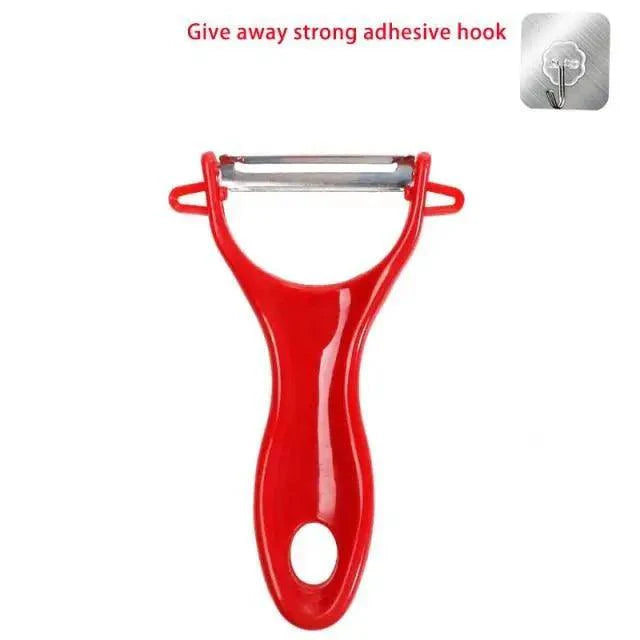 New Incredible Magic Trio Peeler Set Slicer Stainless Steel Peeler Shredder Cutter Multi Peel Blade Kitchen Tool Stevvex