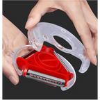 New Incredible Magic Trio Peeler Set Slicer Stainless Steel Peeler Shredder Cutter Multi Peel Blade Kitchen Tool Stevvex