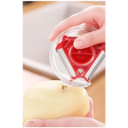 New Incredible Magic Trio Peeler Set Slicer Stainless Steel Peeler Shredder Cutter Multi Peel Blade Kitchen Tool Stevvex