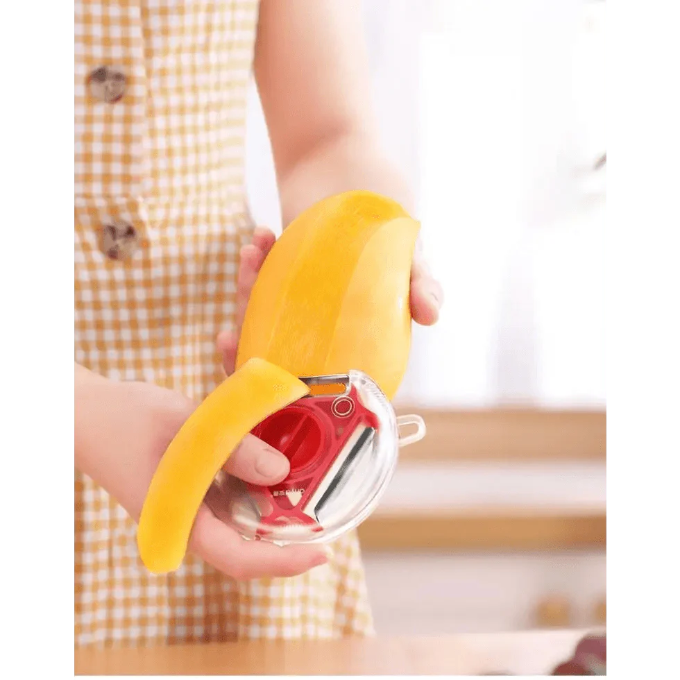 New Incredible Magic Trio Peeler Set Slicer Stainless Steel Peeler Shredder Cutter Multi Peel Blade Kitchen Tool Stevvex