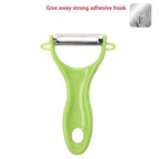 New Incredible Magic Trio Peeler Set Slicer Stainless Steel Peeler Shredder Cutter Multi Peel Blade Kitchen Tool Stevvex