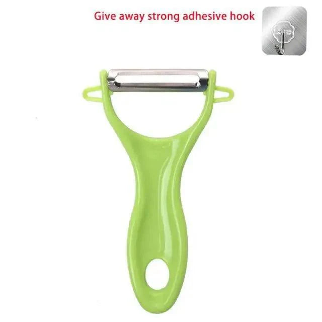 New Incredible Magic Trio Peeler Set Slicer Stainless Steel Peeler Shredder Cutter Multi Peel Blade Kitchen Tool Stevvex