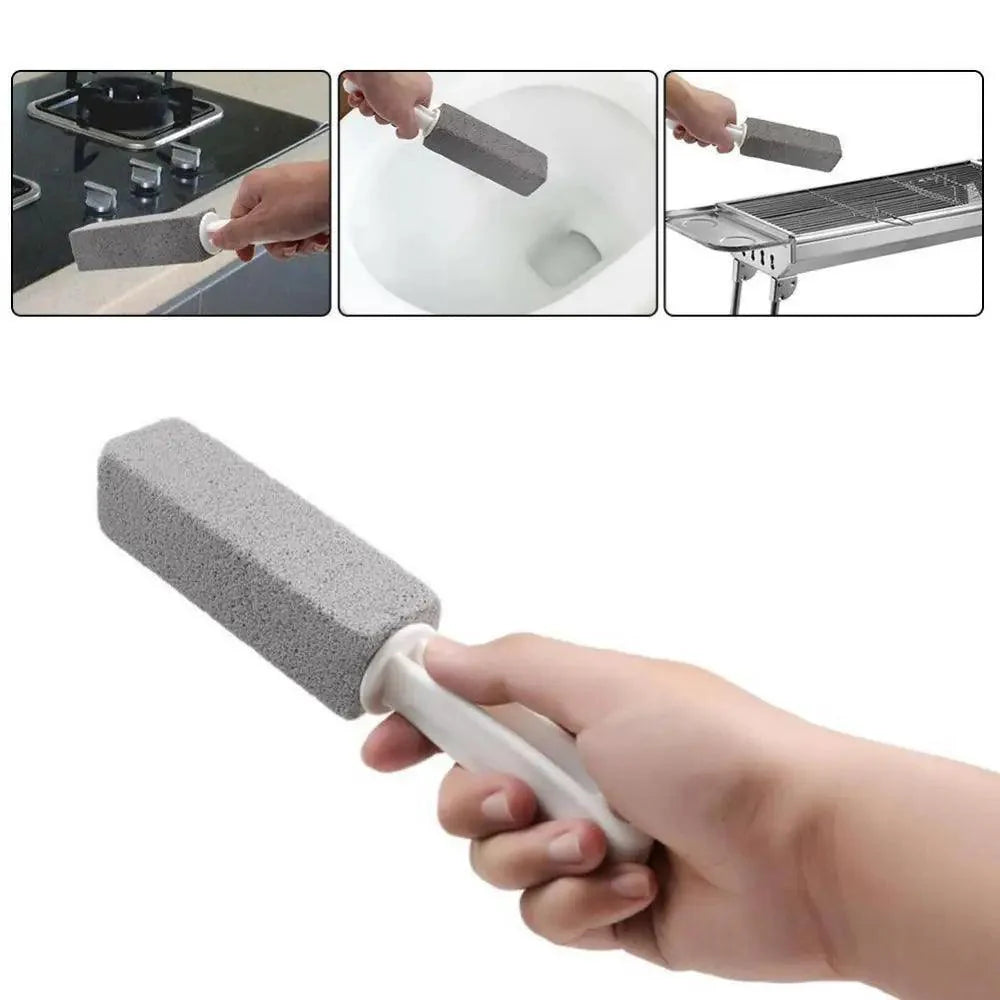 New Incredible Portable Pumice Stone Water Toilet Cleaner Brush Wand Tile Sinks Bathtubs 360 Degrees Cleaning Tool Bathroom Gadgets Stevvex