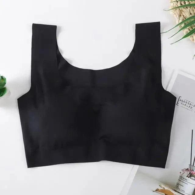 New Incredible Seamless Sports Bra Women's Padded Push Up Sports Yoga Top Shockproof Plus Size Gym Workout Bra U Back Sports Vest Stevvex