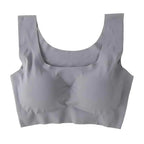 New Incredible Seamless Sports Bra Women's Padded Push Up Sports Yoga Top Shockproof Plus Size Gym Workout Bra U Back Sports Vest Stevvex