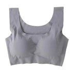 New Incredible Seamless Sports Bra Women's Padded Push Up Sports Yoga Top Shockproof Plus Size Gym Workout Bra U Back Sports Vest Stevvex