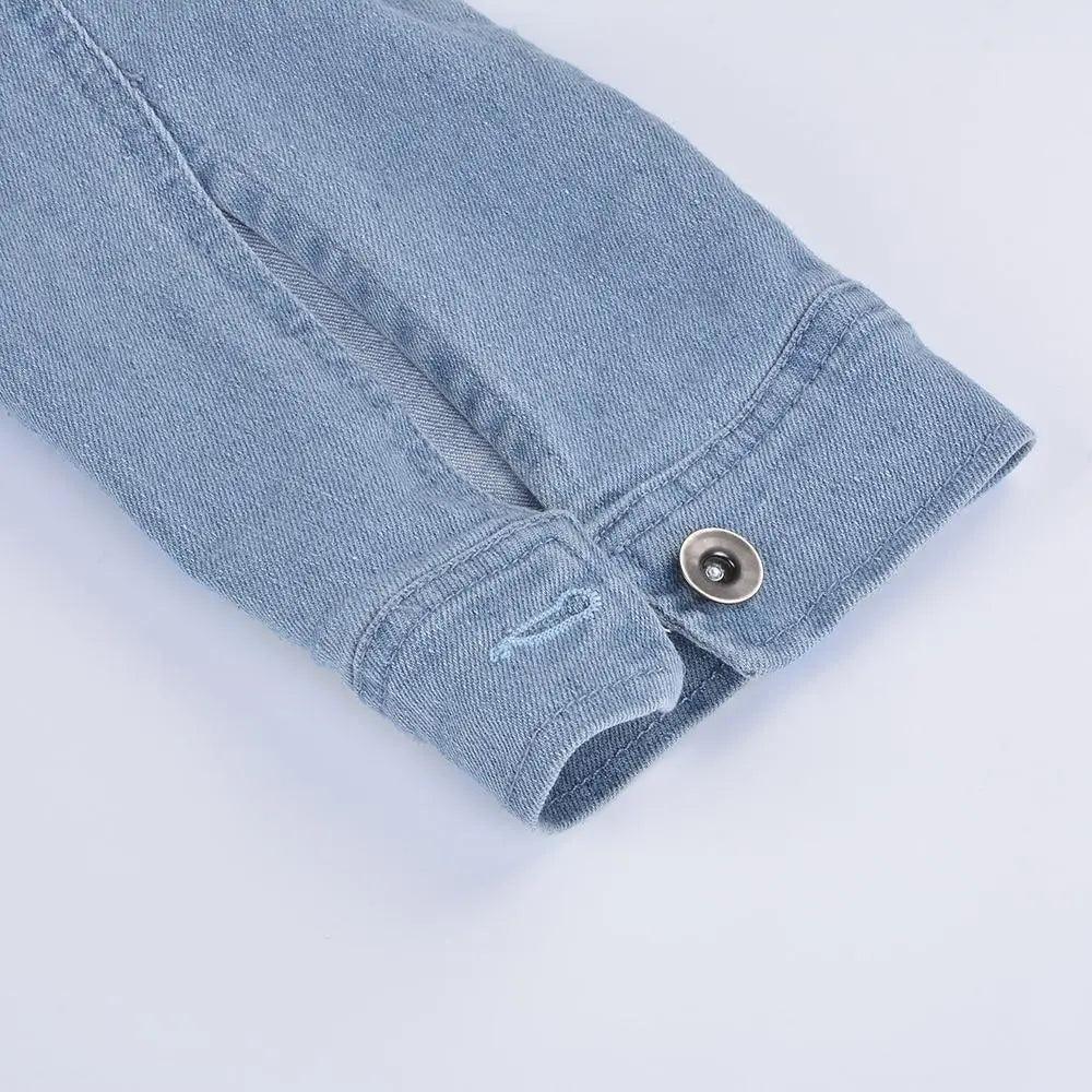 New Incredible Spring Women Sexy Ripped Denim Jackets Vintage Casual Short Jean Jacket Puff Sleeve Winter Female Coat Streetwear Stevvex