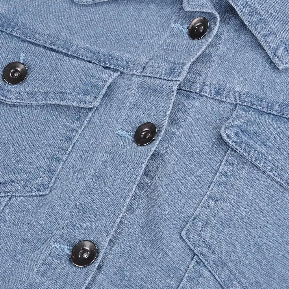 New Incredible Spring Women Sexy Ripped Denim Jackets Vintage Casual Short Jean Jacket Puff Sleeve Winter Female Coat Streetwear Stevvex