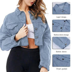 New Incredible Spring Women Sexy Ripped Denim Jackets Vintage Casual Short Jean Jacket Puff Sleeve Winter Female Coat Streetwear Stevvex