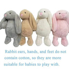 New Incredible Stuffed Toys Soft Animal Rabitt Kids Toy Soothe Appease Towel Saliva Plush Toy for Sleep Pacify Toy Infants Newborn Doll Baby Toys 0 12 Months Stevvex
