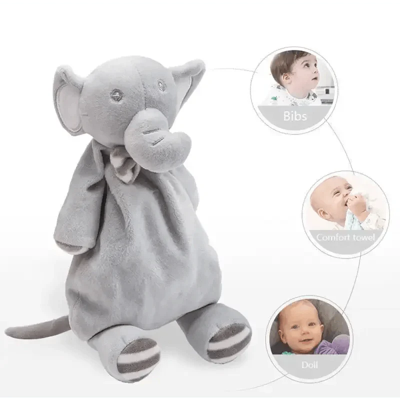 New Incredible Stuffed Toys Soft Animal Rabitt Kids Toy Soothe Appease Towel Saliva Plush Toy for Sleep Pacify Toy Infants Newborn Doll Baby Toys 0 12 Months Stevvex