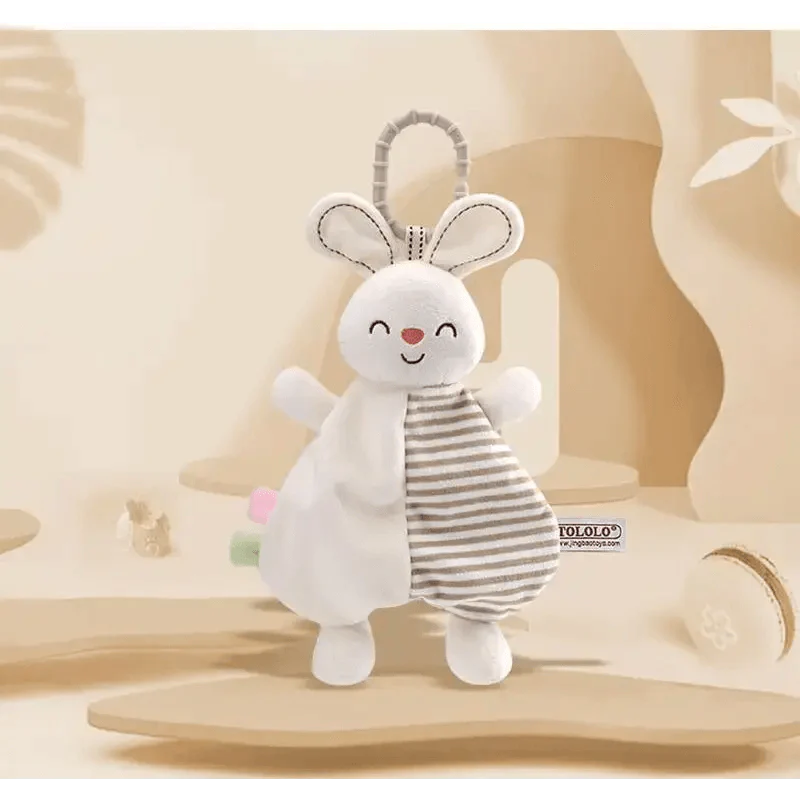New Incredible Stuffed Toys Soft Animal Rabitt Kids Toy Soothe Appease Towel Saliva Plush Toy for Sleep Pacify Toy Infants Newborn Doll Baby Toys 0 12 Months Stevvex