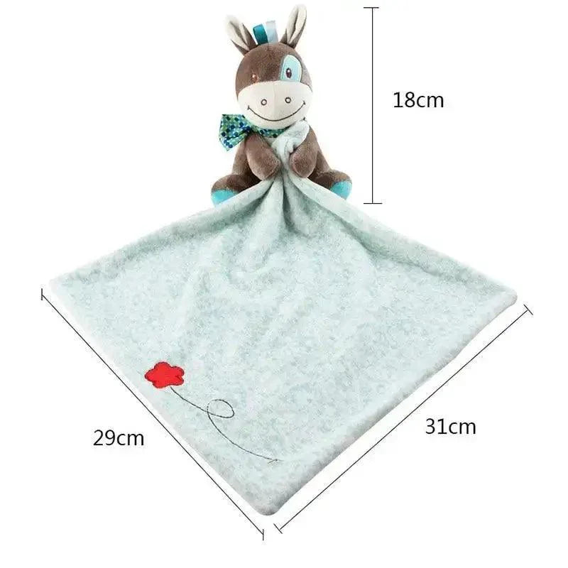 New Incredible Stuffed Toys Soft Animal Rabitt Kids Toy Soothe Appease Towel Saliva Plush Toy for Sleep Pacify Toy Infants Newborn Doll Baby Toys 0 12 Months Stevvex