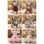New Incredible Stuffed Toys Soft Animal Rabitt Kids Toy Soothe Appease Towel Saliva Plush Toy for Sleep Pacify Toy Infants Newborn Doll Baby Toys 0 12 Months Stevvex