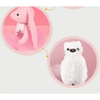 New Incredible Stuffed Toys Soft Animal Rabitt Kids Toy Soothe Appease Towel Saliva Plush Toy for Sleep Pacify Toy Infants Newborn Doll Baby Toys 0 12 Months Stevvex