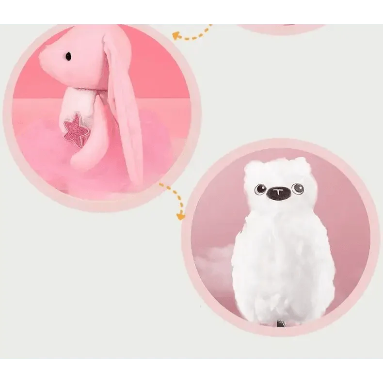 New Incredible Stuffed Toys Soft Animal Rabitt Kids Toy Soothe Appease Towel Saliva Plush Toy for Sleep Pacify Toy Infants Newborn Doll Baby Toys 0 12 Months Stevvex