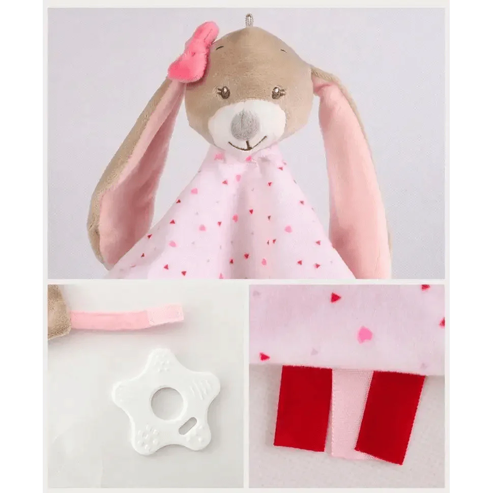 New Incredible Stuffed Toys Soft Animal Rabitt Kids Toy Soothe Appease Towel Saliva Plush Toy for Sleep Pacify Toy Infants Newborn Doll Baby Toys 0 12 Months Stevvex