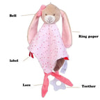 New Incredible Stuffed Toys Soft Animal Rabitt Kids Toy Soothe Appease Towel Saliva Plush Toy for Sleep Pacify Toy Infants Newborn Doll Baby Toys 0 12 Months Stevvex