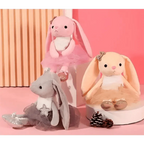 New Incredible Stuffed Toys Soft Animal Rabitt Kids Toy Soothe Appease Towel Saliva Plush Toy for Sleep Pacify Toy Infants Newborn Doll Baby Toys 0 12 Months Stevvex
