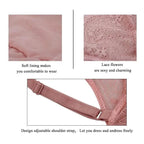 New Incredible Underwear For Women Sexy Bralette Unlined Lace Lingerie Bras Intimate Tops Push Up Bra For Female Stevvex