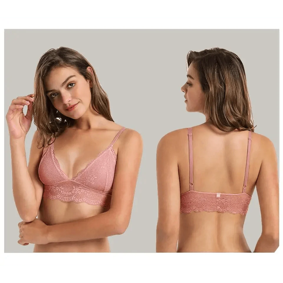 New Incredible Underwear For Women Sexy Bralette Unlined Lace Lingerie Bras Intimate Tops Push Up Bra For Female Stevvex