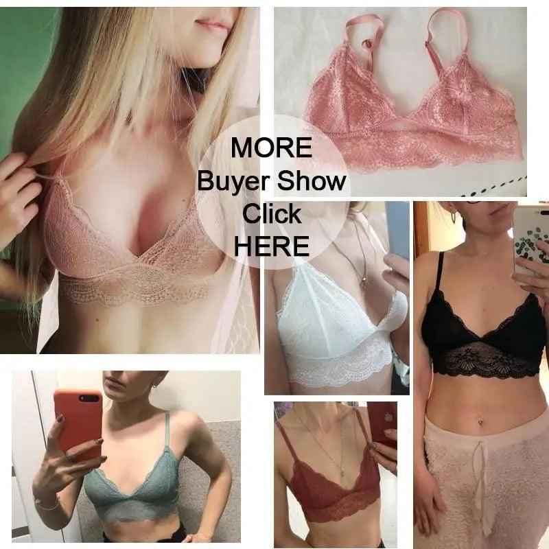 New Incredible Underwear For Women Sexy Bralette Unlined Lace Lingerie Bras Intimate Tops Push Up Bra For Female Stevvex
