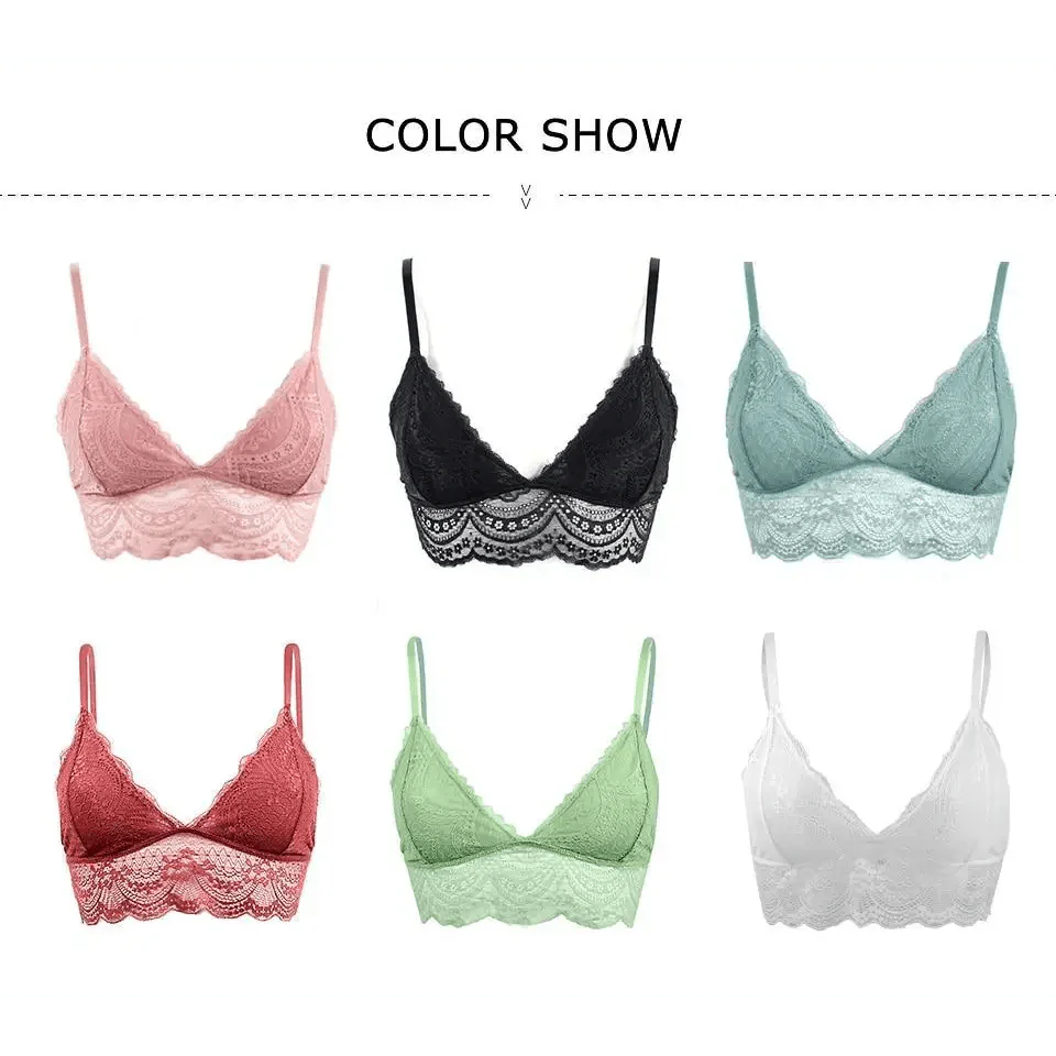 New Incredible Underwear For Women Sexy Bralette Unlined Lace Lingerie Bras Intimate Tops Push Up Bra For Female Stevvex