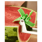 New Incredible Watermelon Cutter Multi Melon Knife Slicer Cutting Machine Stainless Steel Windmill Fruit Household Artifact Kitchen Tool Stevvex