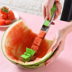 New Incredible Watermelon Cutter Multi Melon Knife Slicer Cutting Machine Stainless Steel Windmill Fruit Household Artifact Kitchen Tool Stevvex
