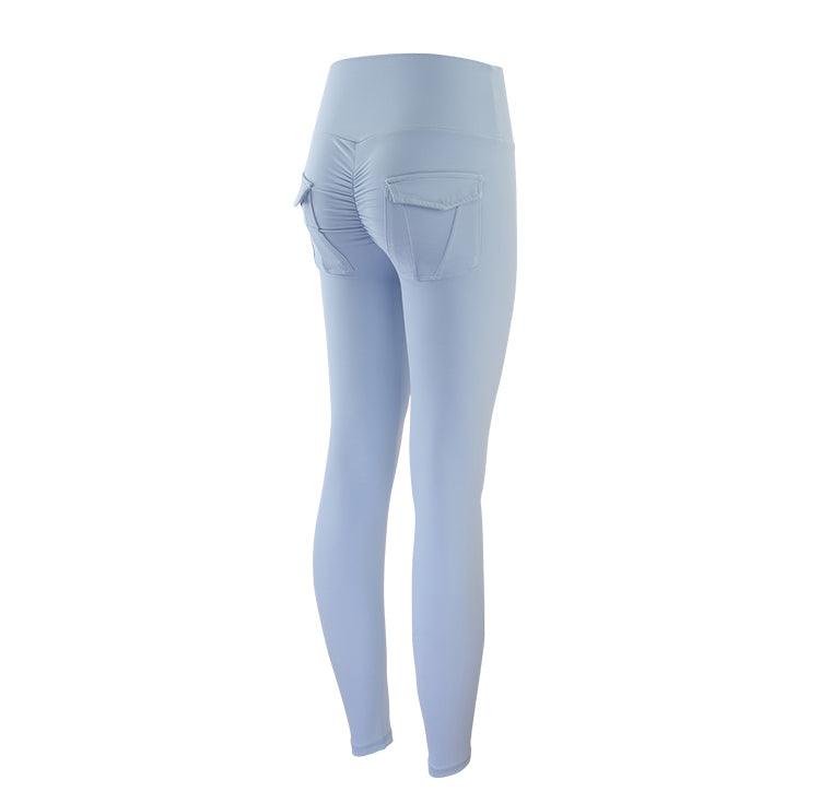 New Leggings Women's Pants Sport Yoga Pants Tight High Waist Elastic Women's Pocket Legging Women's High Waist Yoga Pants Tummy Control Slimming Bottom Leggings Workout Running Pants Stevvex
