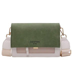 New Look Contrast Color Scrub Leather Crossbody Bags For Women And Girls Simple Chain Shoulder Bag , Purses And Handbags For Ladies Stevvex