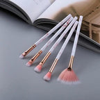New Luxurious 12/8/5pcs Eye Lip Makeup Brushes Set Eyebrow Comb Eyelash Sponge Eyeshadow Silicone Face Mask Edge Control Brush Cosmetics Stevvex