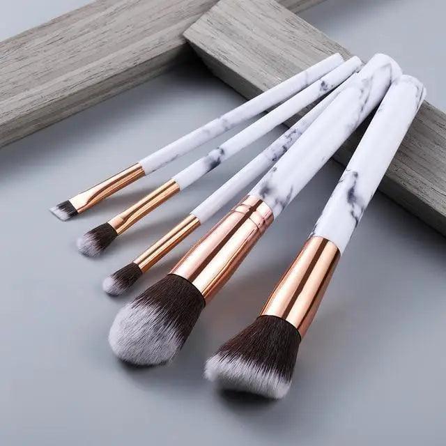 New Luxurious 12/8/5pcs Eye Lip Makeup Brushes Set Eyebrow Comb Eyelash Sponge Eyeshadow Silicone Face Mask Edge Control Brush Cosmetics Stevvex