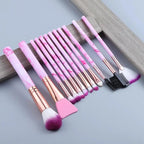 New Luxurious 12/8/5pcs Eye Lip Makeup Brushes Set Eyebrow Comb Eyelash Sponge Eyeshadow Silicone Face Mask Edge Control Brush Cosmetics Stevvex