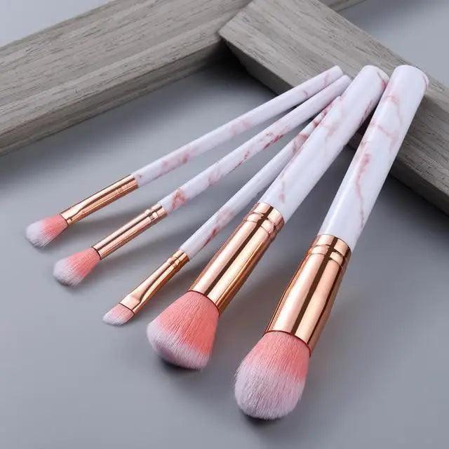New Luxurious 12/8/5pcs Eye Lip Makeup Brushes Set Eyebrow Comb Eyelash Sponge Eyeshadow Silicone Face Mask Edge Control Brush Cosmetics Stevvex