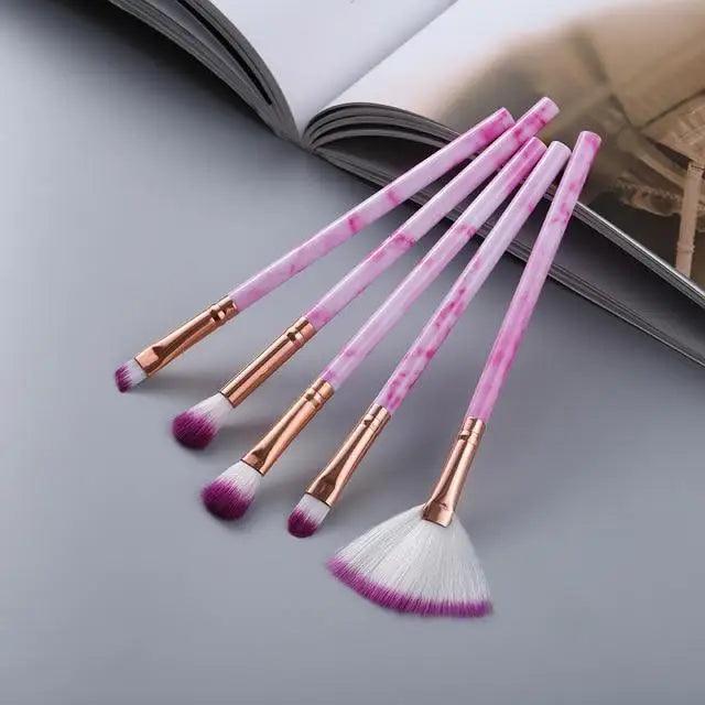 New Luxurious 12/8/5pcs Eye Lip Makeup Brushes Set Eyebrow Comb Eyelash Sponge Eyeshadow Silicone Face Mask Edge Control Brush Cosmetics Stevvex