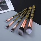 New Luxurious 12/8/5pcs Eye Lip Makeup Brushes Set Eyebrow Comb Eyelash Sponge Eyeshadow Silicone Face Mask Edge Control Brush Cosmetics Stevvex