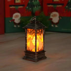 New Luxurious Christmas Ornament LED Lamp Desktop Hanging Santa Claus Elk Lantern Xmas Home Party Decoration Prop Lights Kids Gift Stevvex