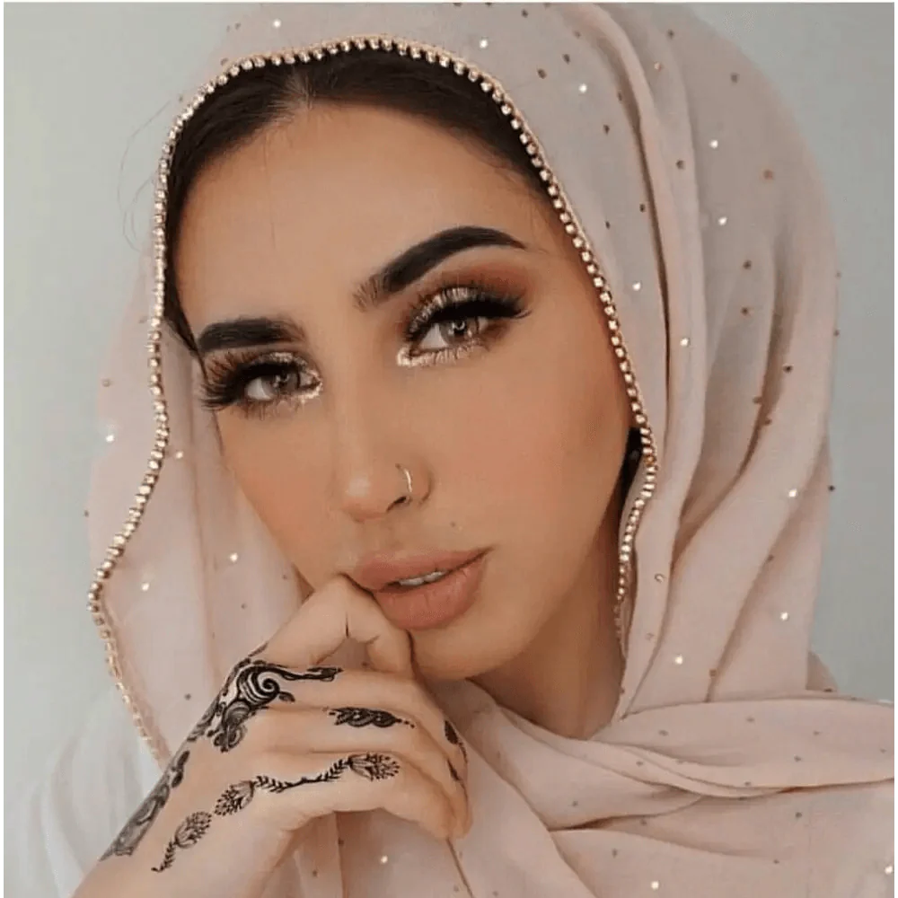 New Luxurious Gold Chiffon Head Scarf Solid Soft Long Muslim Scarves For Women Hijab Musulman Female Shawl and Wrap Stevvex