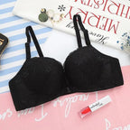 New Luxurious Lace Floral Wireless Bras For Women Front Closure Bras Plus Size Bralette Comfortable  Adjusted Push Up Bra Stevvex