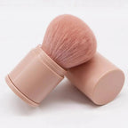 New Luxury Convenient And Retractable Makeup Brush One Large Powder Blush Brush With Lid Full Set Of Beauty Tools Convenient Stevvex