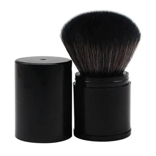 New Luxury Convenient And Retractable Makeup Brush One Large Powder Blush Brush With Lid Full Set Of Beauty Tools Convenient Stevvex